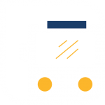 icono transporte blanco